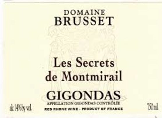 Domaine Brusset Gigondas Les Secrets de Montmirail