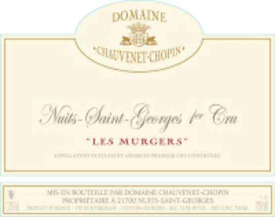 Domaine Chauvenet-Chopin Nuits-Saint-Georges Premier Cru Les Murgers