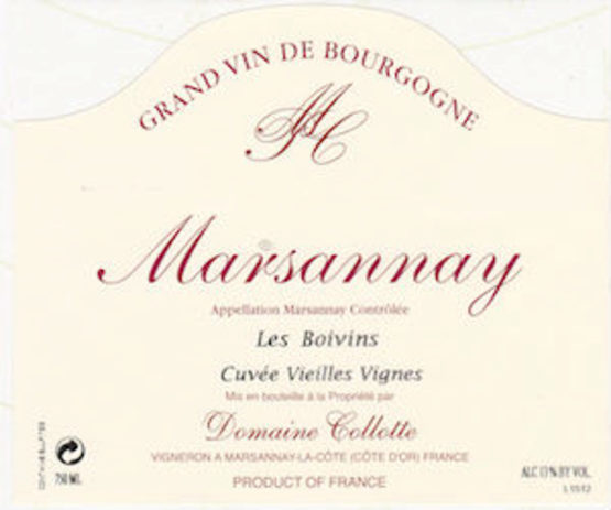 Domaine Collotte Marsannay Les Boivins