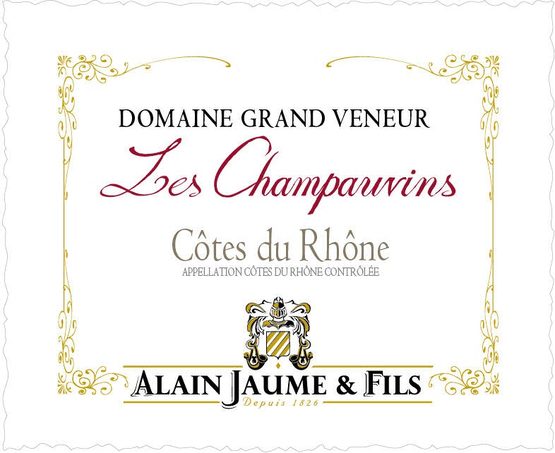 Domaine Grand Veneur Cotes Du Rhone Villages Les Champauvins