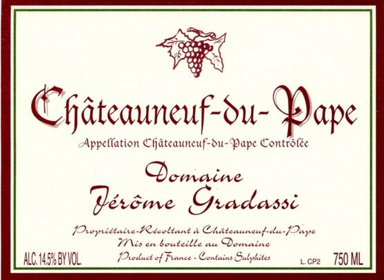 Domaine Jerome Gradassi Chateauneuf du Pape