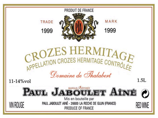 Domaine Paul Jaboulet Aîné Crozes Hermitage Domaine de Thalabert Rouge