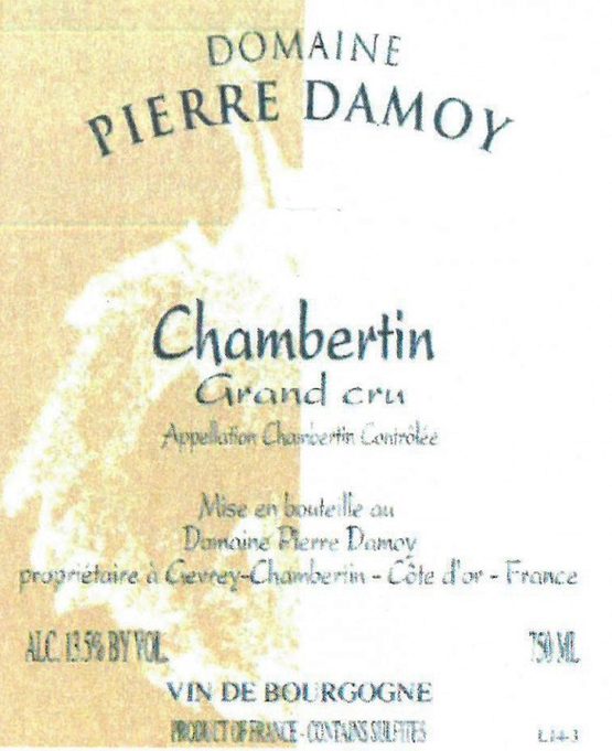 Domaine Pierre Damoy Chambertin Grand Cru