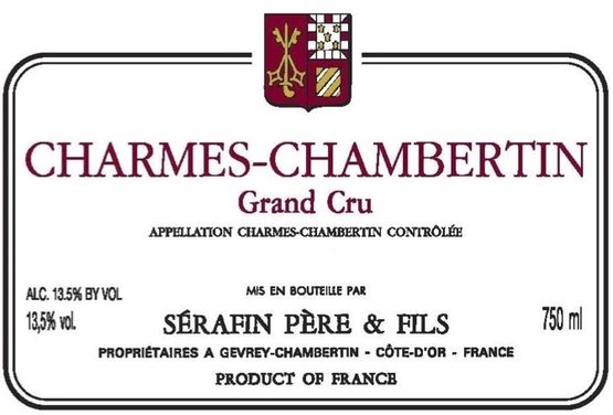 Domaine Sérafin Père et Fils Charmes-Chambertin Grand Cru