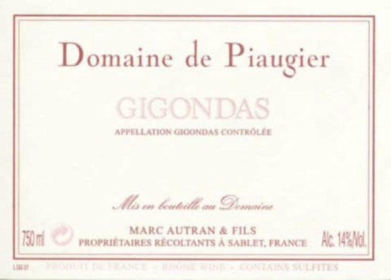 Domaine de Piaugier Gigondas