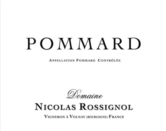 Domaine Nicolas Rossignol Pommard Label
