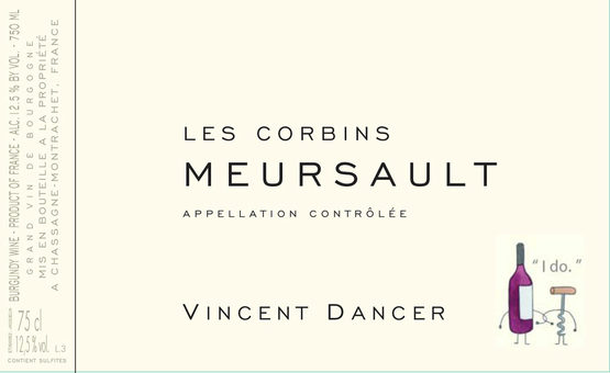 Vincent Dancer Meursault Les Corbins Label