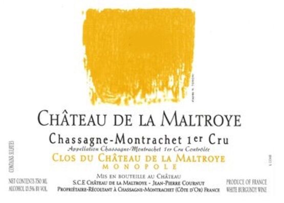 Château de La Maltroye Chassagne-Montrachet Premier Cru Clos du Château de la Maltroye 