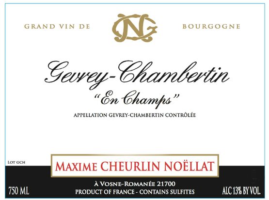 Maxime Cheurlin Noellat Gevrey Chambertin En Champs