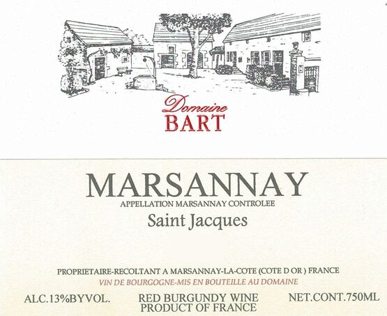 Domaine Bart Marsannay Saint Jacques