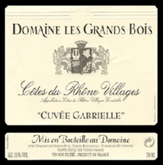 Domaine Les Grands Bois Côtes-du-Rhône "Gabrielle"