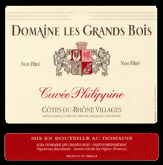 Domaine Les Grands Bois Côtes-du-Rhône "Philippine"