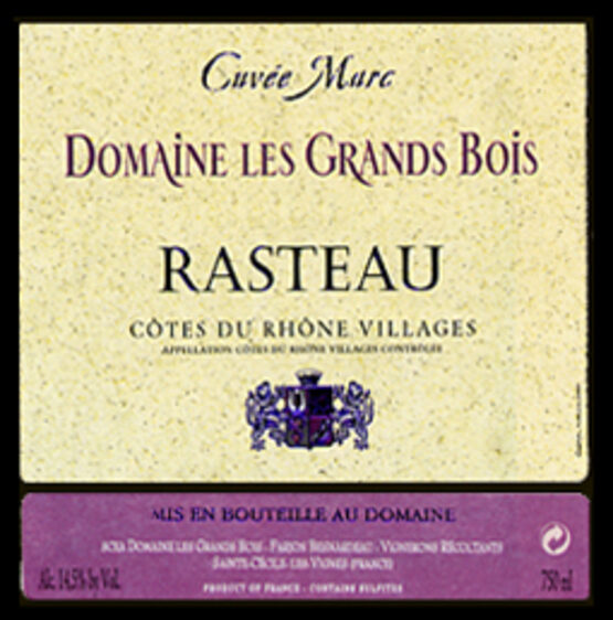 Domaine Les Grands Bois Rasteau "Cuvée Marc"