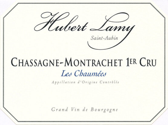 Hubert Lamy Chassagne Montrachet Premier Cru Les Chaumées Label