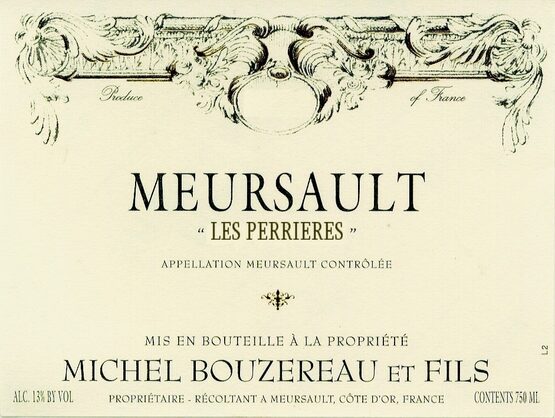 Domaine Michel Bouzereau Meursault Les Perrières