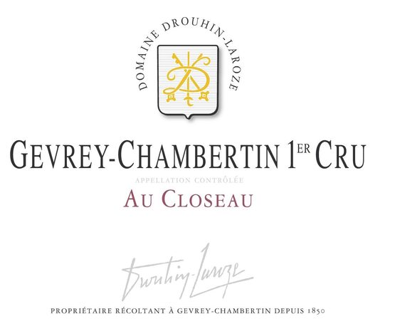 Domaine Drouhin-Laroze Gevrey-Chambertin Premier Cru Au Closeau