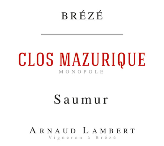 Arnaud Lambert Saumur Rouge Clos Mazurique