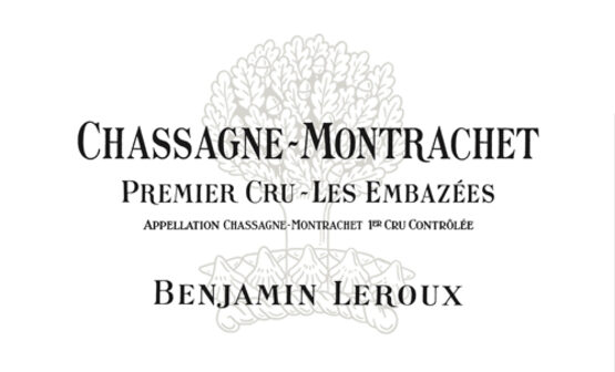 Benjamin Leroux Chassagne-Montrachet Premier Cru Les Embazées