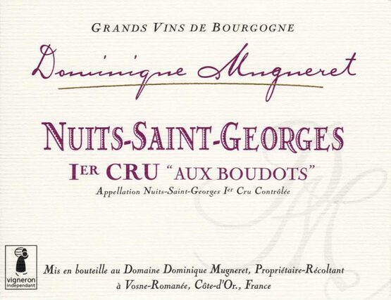 Domaine Dominique Mugneret Nuits-Saint-Georges Premier Cru Aux Boudots