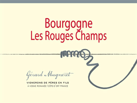 Gérard Mugneret Bourgogne Les Rouges Champs