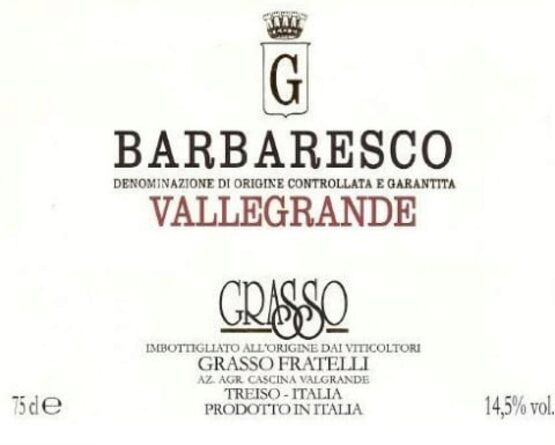 Grasso Fratelli Barbaresco Vallegrande