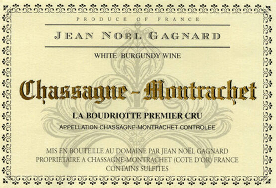 Jean-Noel Gagnard Chassagne-Montrachet Blanc Premier Cru La Boudriotte