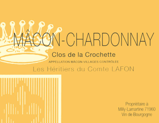 Les Héritiers du Comte Lafon Mâcon-Chardonnay Clos De La Crochette
