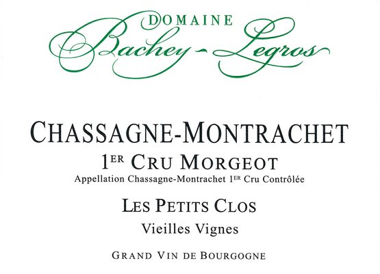 Domaine Bachey-Legros Chassagne Montrachet Premier Cru Morgeot